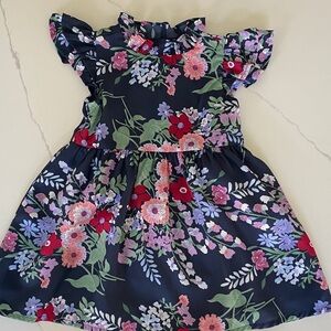 Janie and Jack Navy Floral Kids Dress